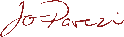 logo - Jo Pavezi - red
